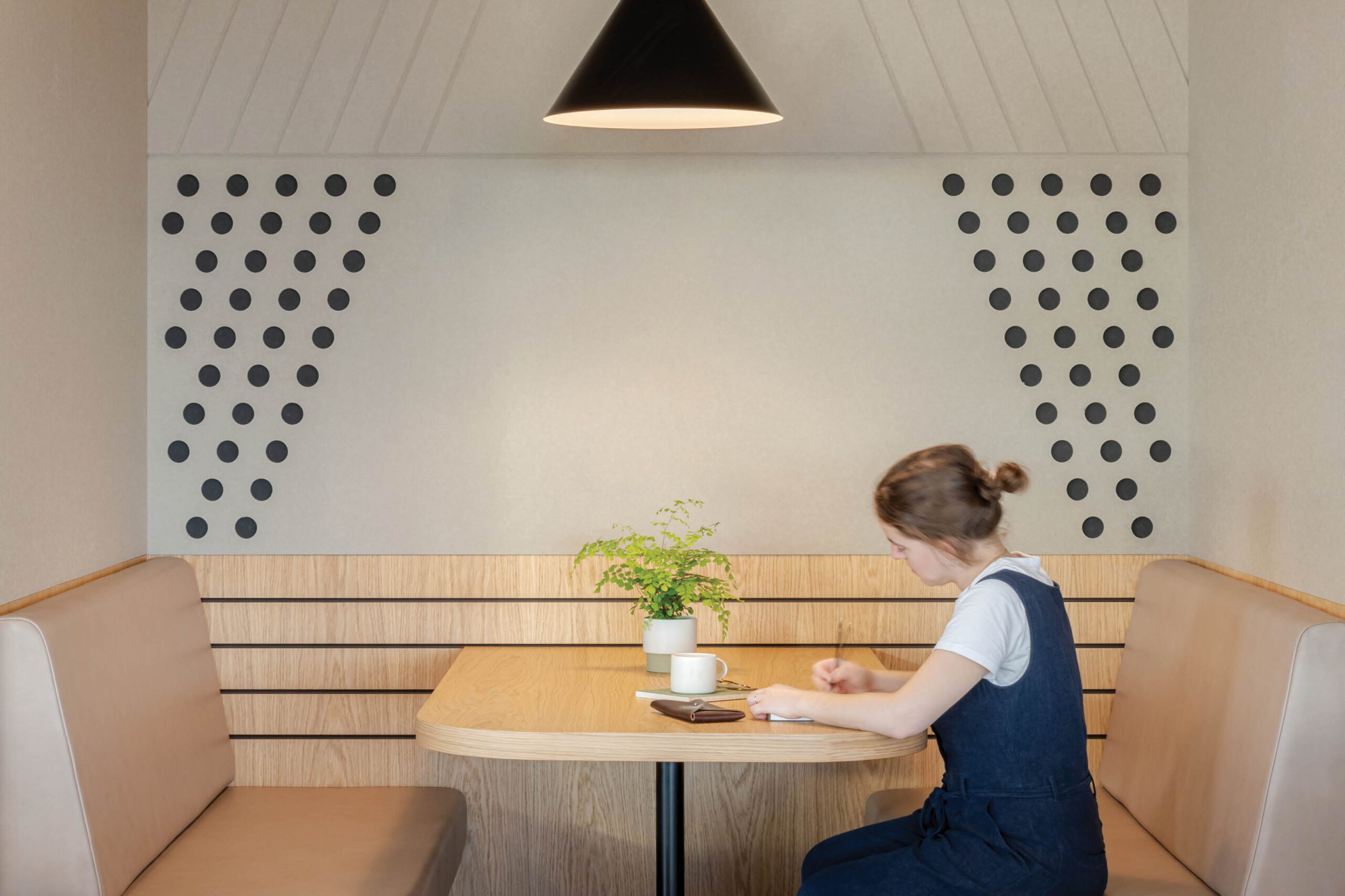 Quiet zone in an open-plan office